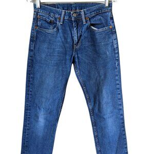 Levi Strauss 511 Jeans Men's Size 29 x 30 Blue Straight Leg Stretch Cotton Denim
